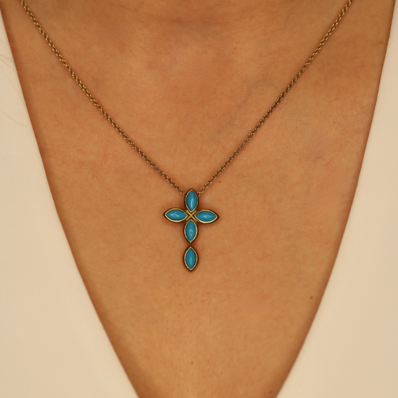 Turquoise Cross