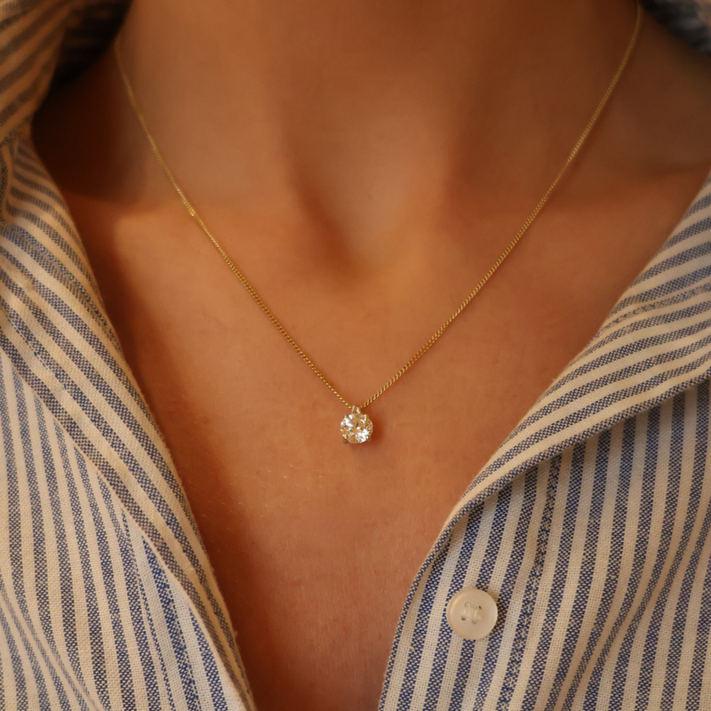 Solitaire Diamond Pendant