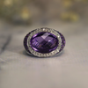 Amethyst & Diamond Dress Ring