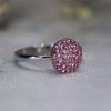 Pink Sapphire Disc Ring