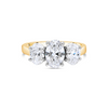 Ascot Trilogy Engagement Ring (Oval)