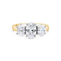 Oval Trilogy Ring
