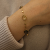 14ct Gold Quartz Bracelet