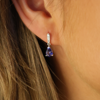 Tanzanite Drop Earrings