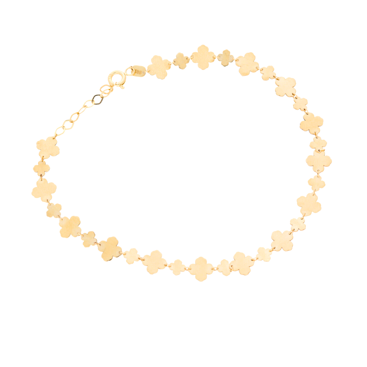 14ct Four Leaf Clover Bracelet - Appleby Jewellers Dublin