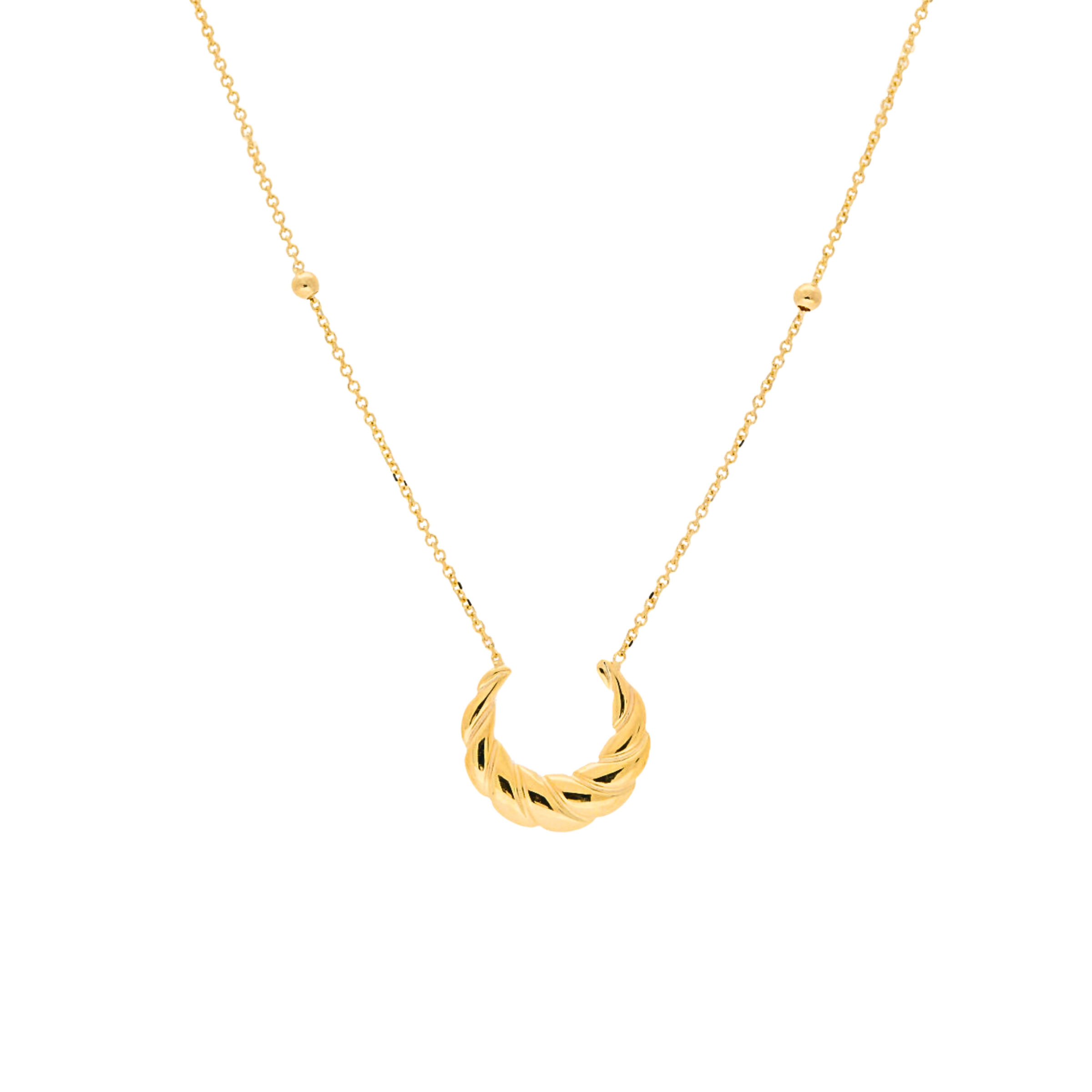 14ct Gold Torc Necklace