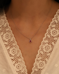 Ruby and Diamond Pendant