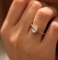 J'adore Pear Diamond Ring