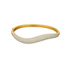 The Wave Diamond Bangle