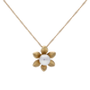 Pearl and Gold Floral Pendant