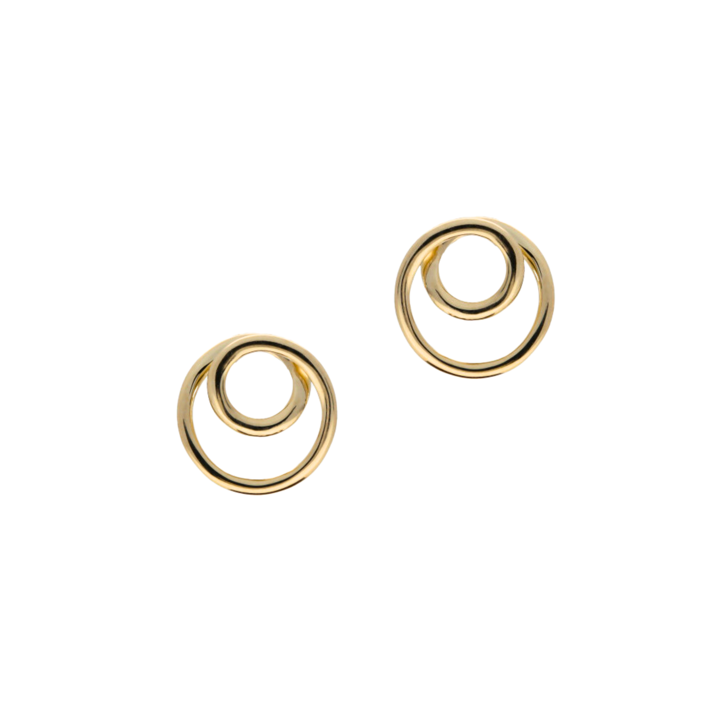 Gold Swirl Earrings