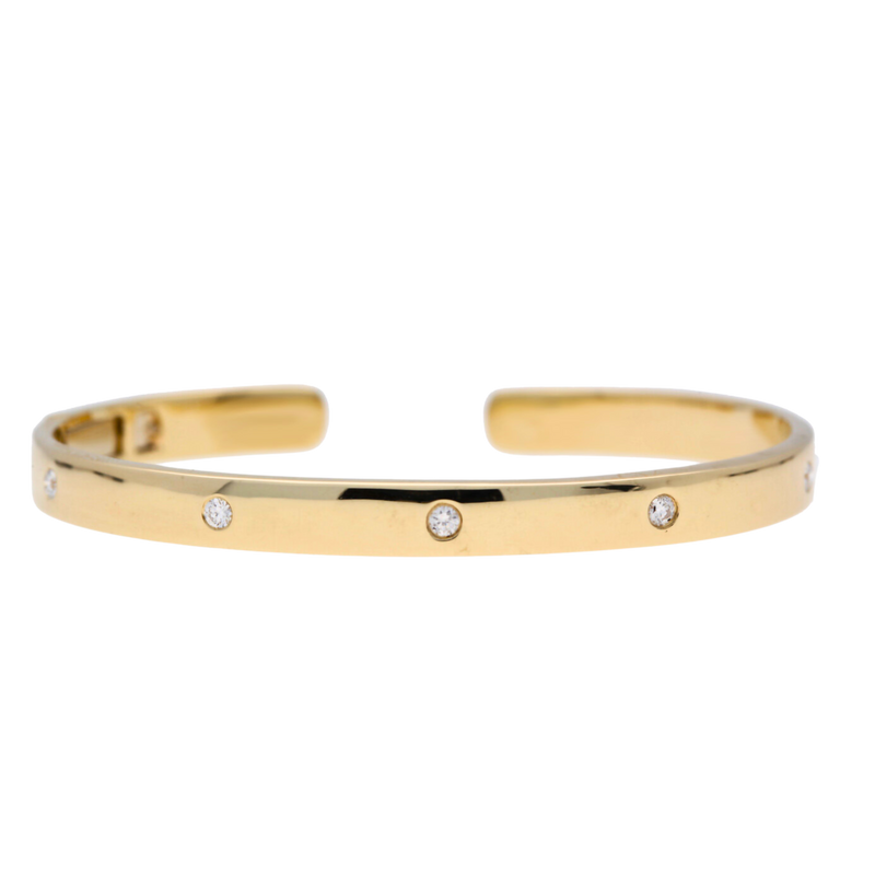 Appleby Gold Diamond Bangle