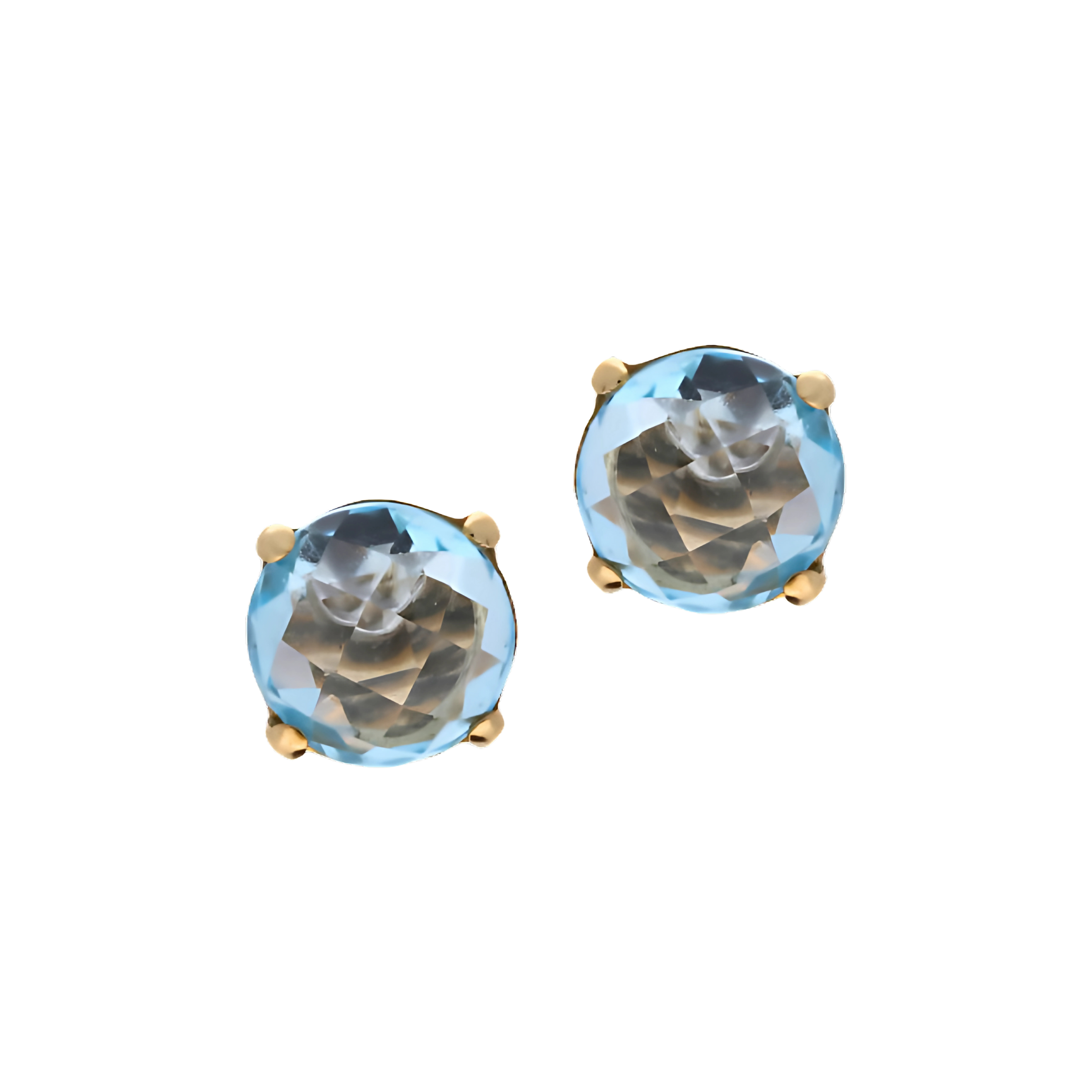 Blue Topaz Studs