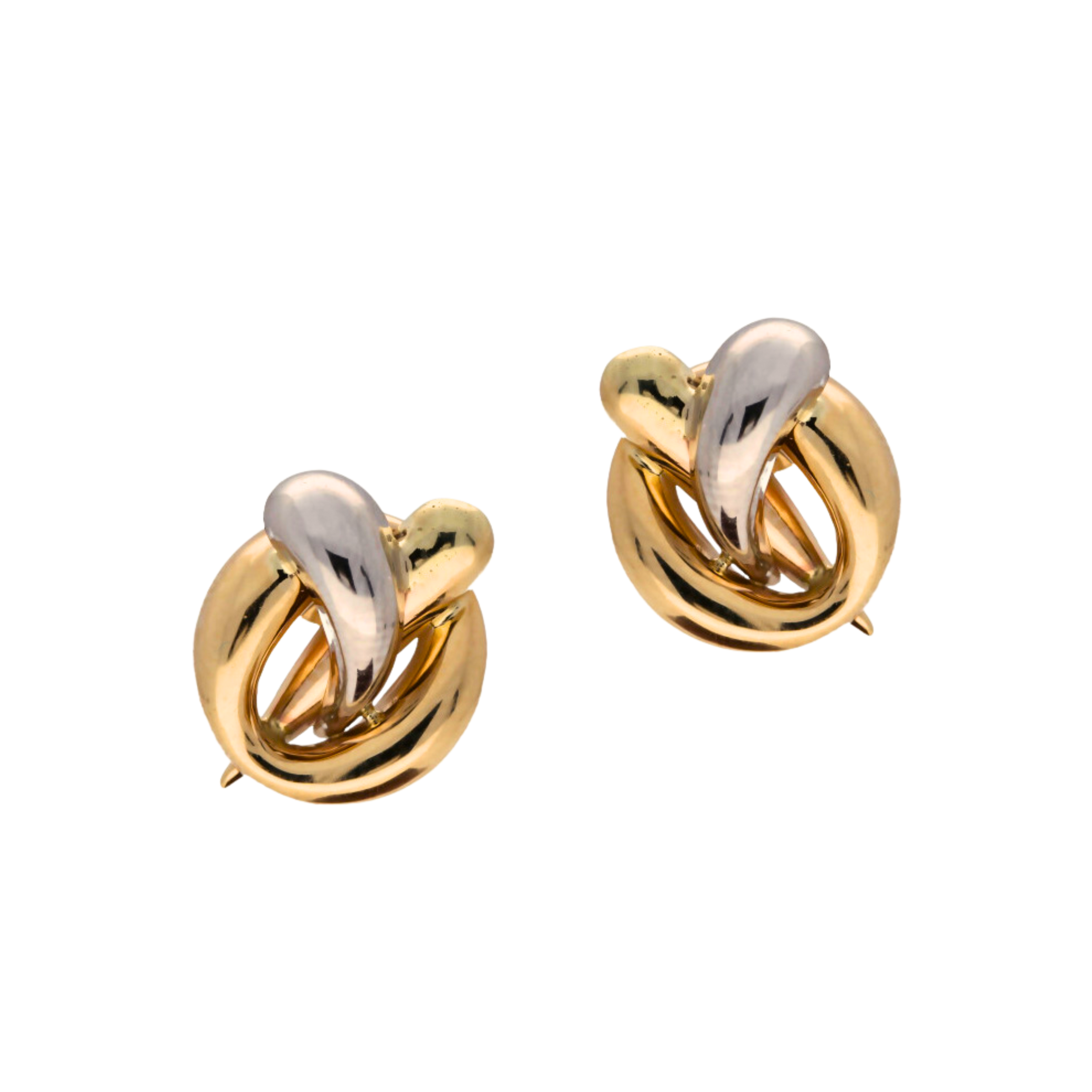 Trinity Swirl Earrings