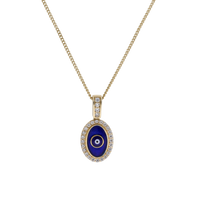 9ct Gold Evil Eye Pendant