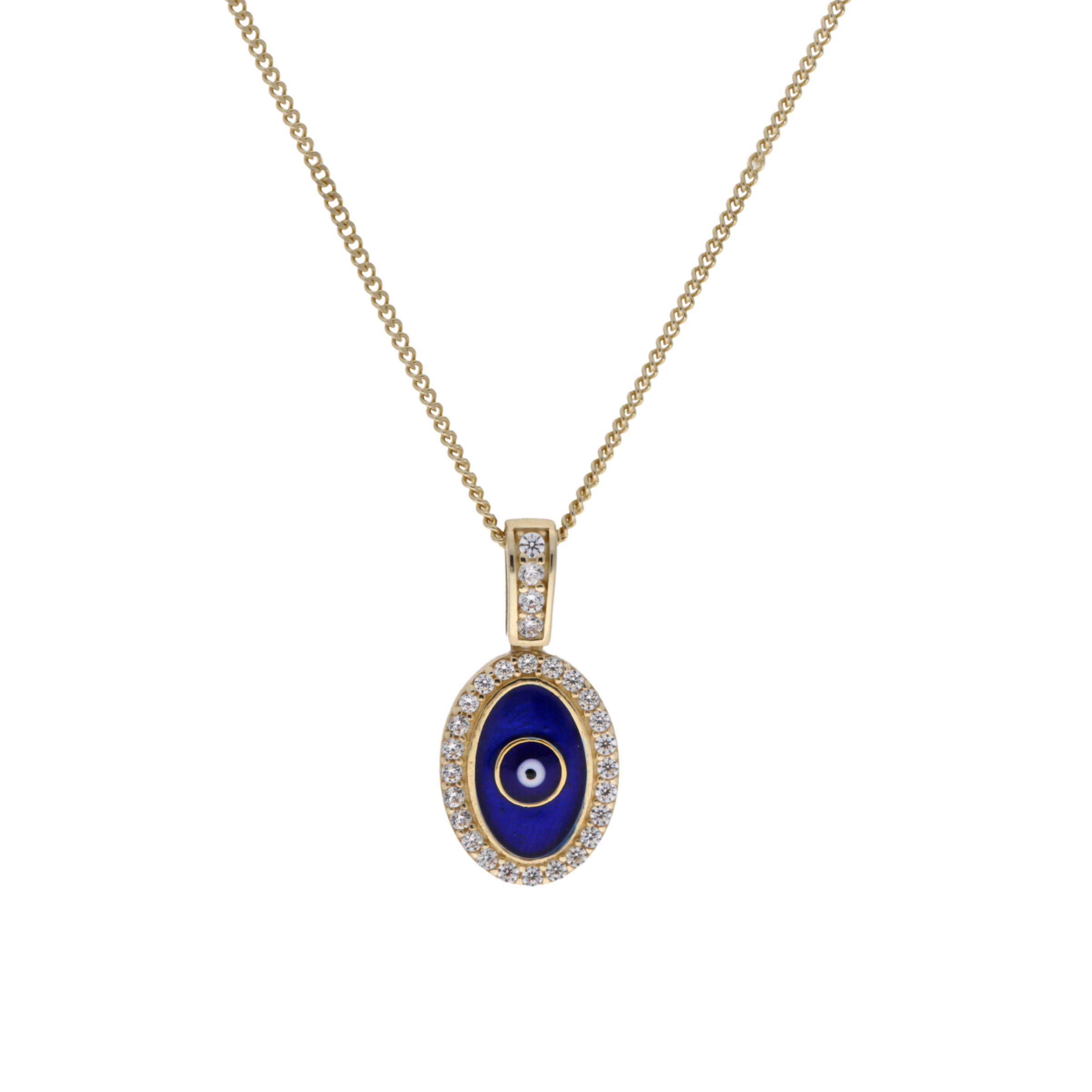 9ct Gold Evil Eye Pendant