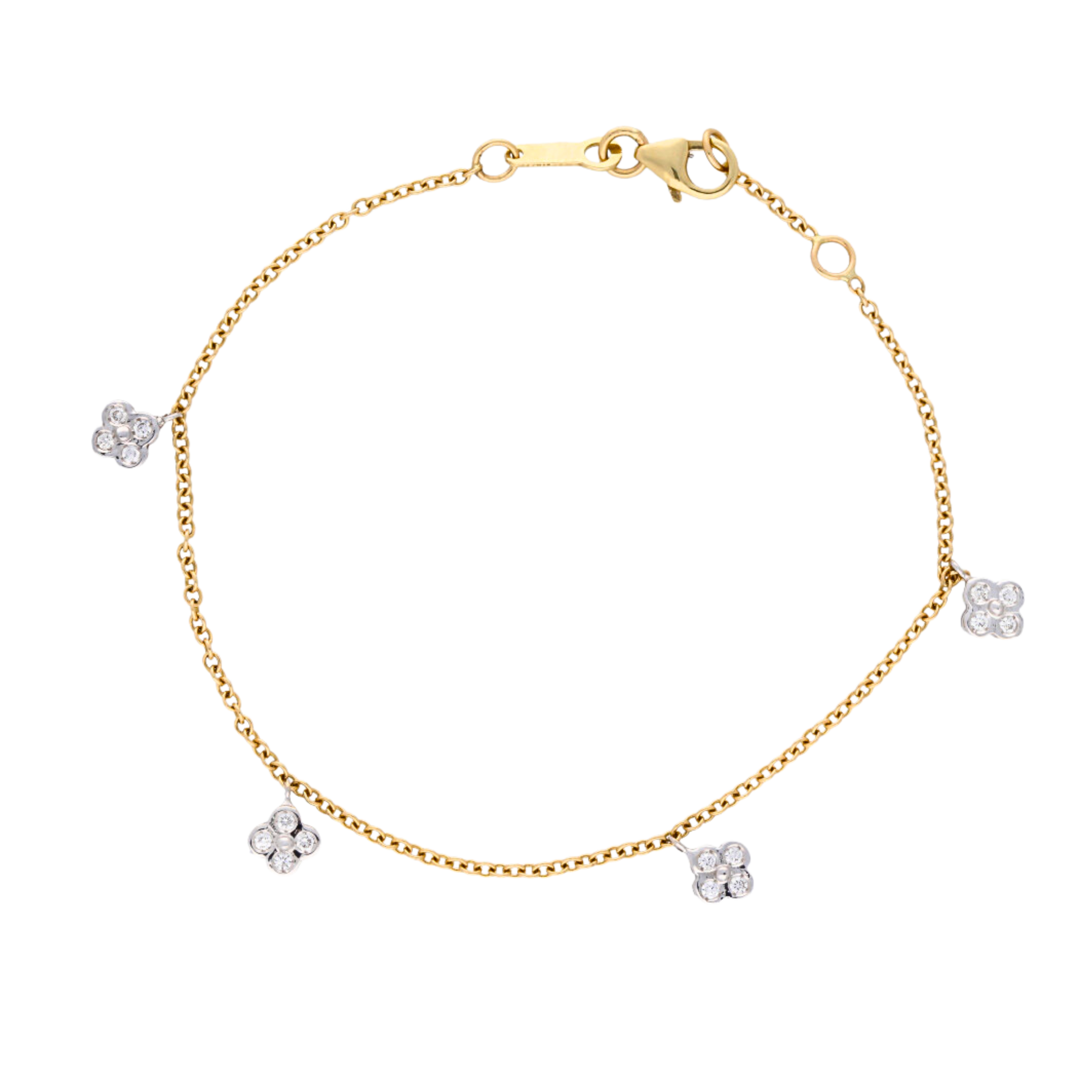 Flower Diamond Bracelet