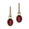 Pink Tourmaline & Diamond Earrings