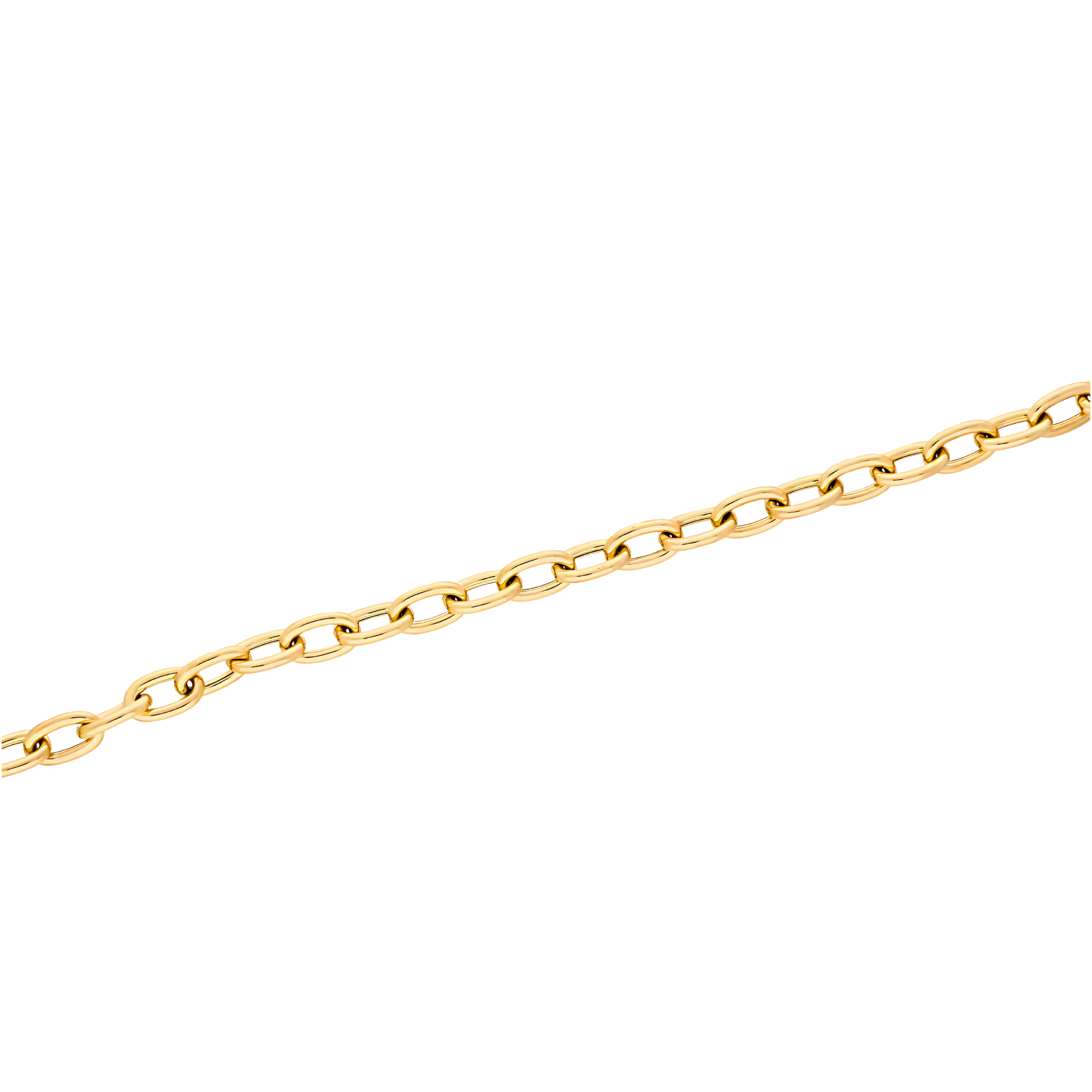 Gold Oval Link Bracelet