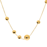 Necklace Gold Disc Chain