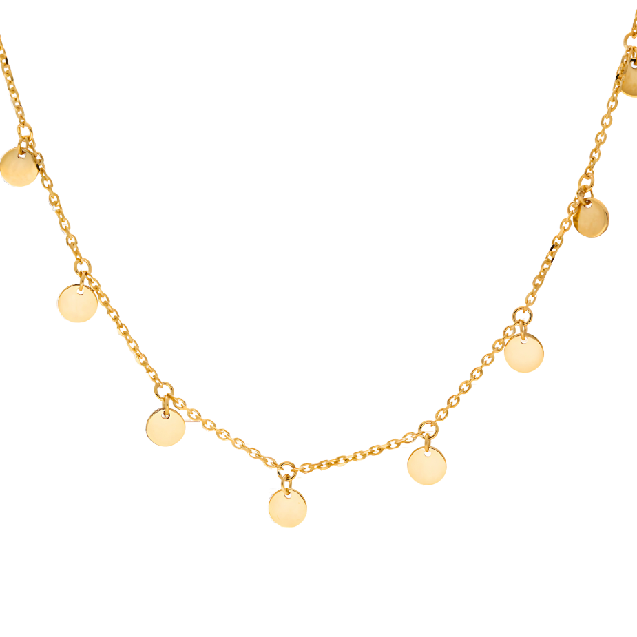 Gold Disc Chain - Appleby Jewellers Dublin