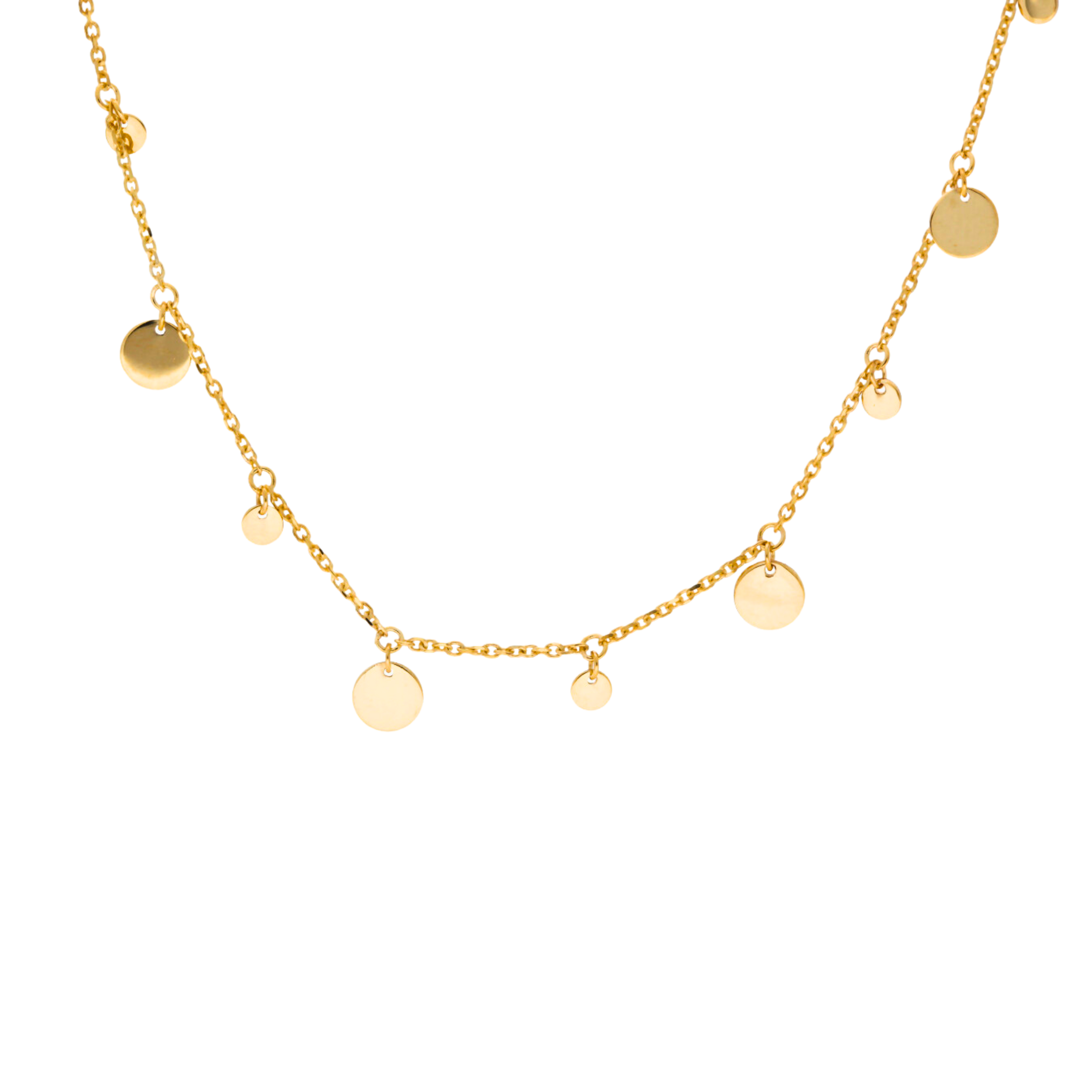 14ct Gold Disc Chain