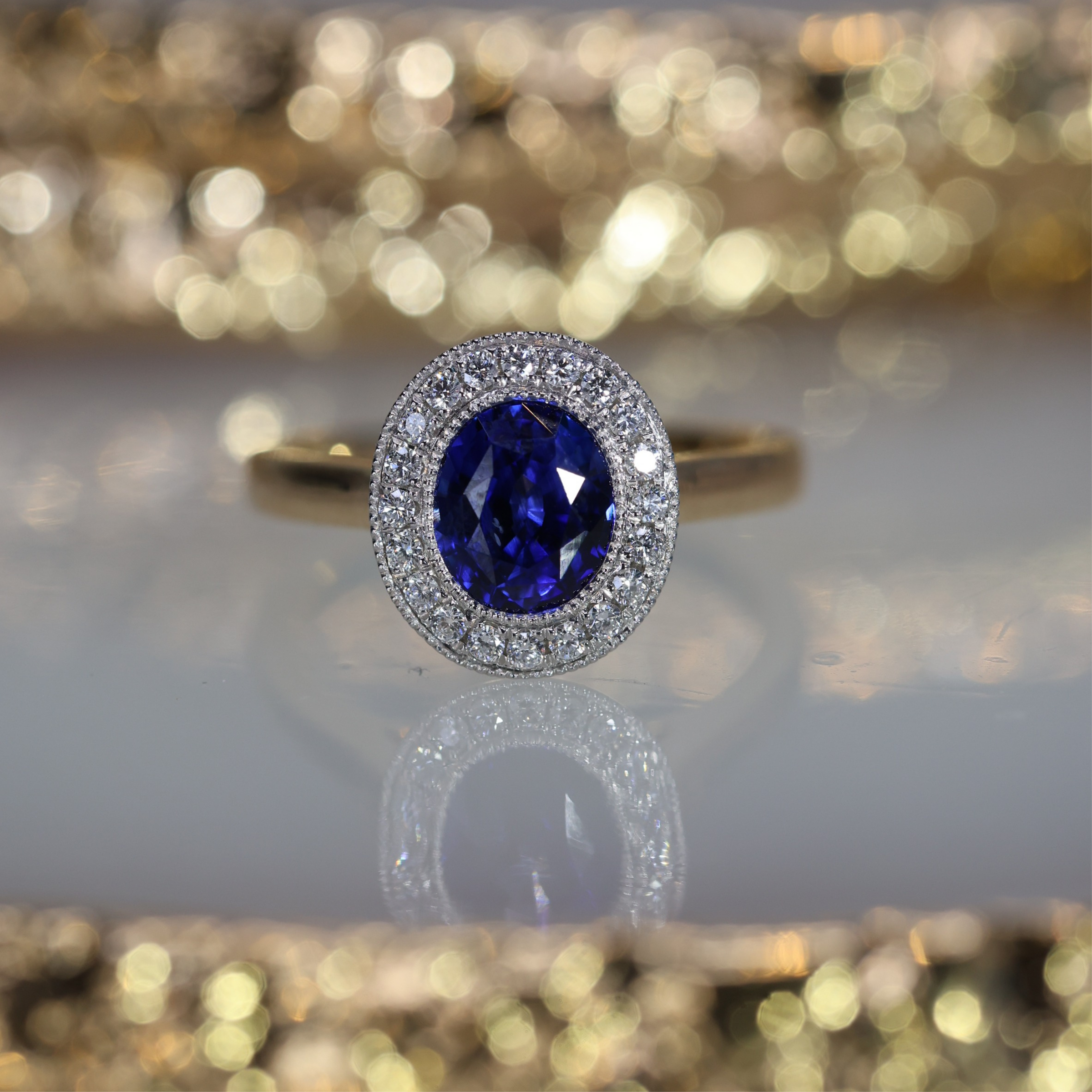 Sapphire Dreamcatcher Ring