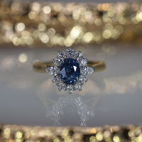 Sapphire Kate Petal Ring