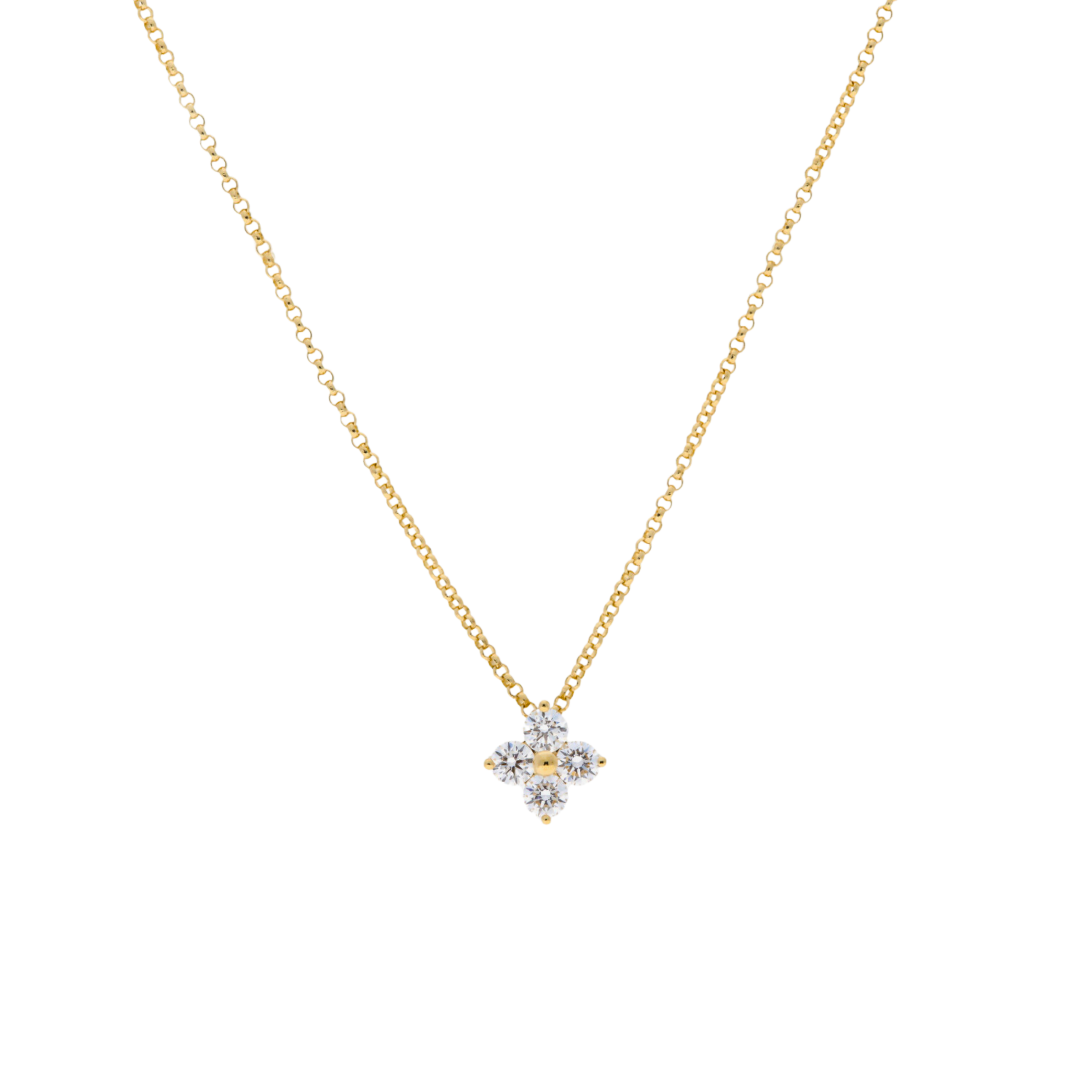 Diamond Clover Necklace