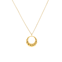 14ct Gold Braided Pendant