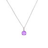 Bezel Set Amethyst Pendant