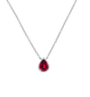 Pink Tourmaline & Diamond Pendant