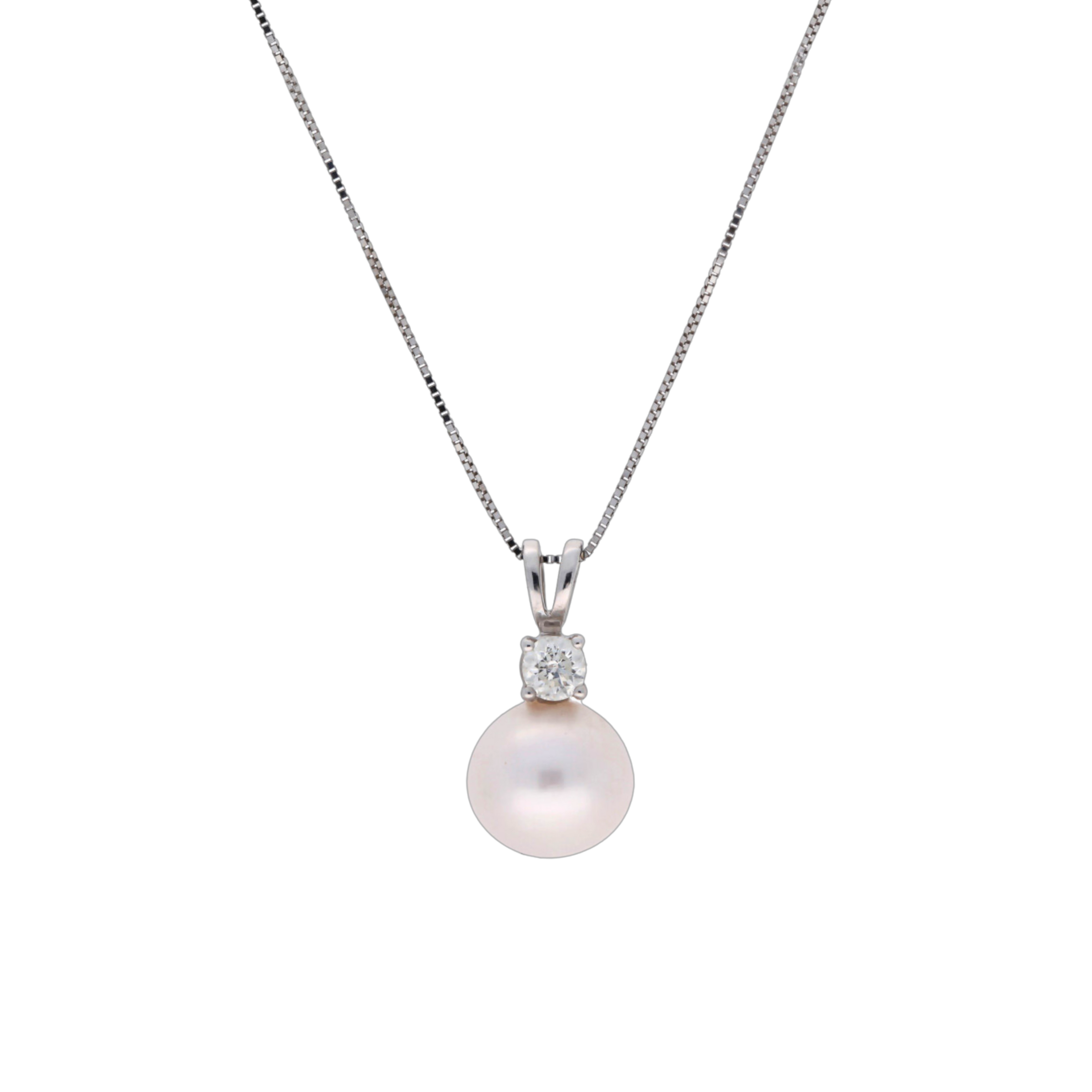 Pearl and Diamond Pendant