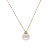 18ct Yellow Gold Large Pearl and Diamond Pendant