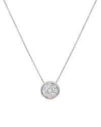 Bezel Set Diamond Pendant