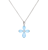 Blue Topaz Pendant