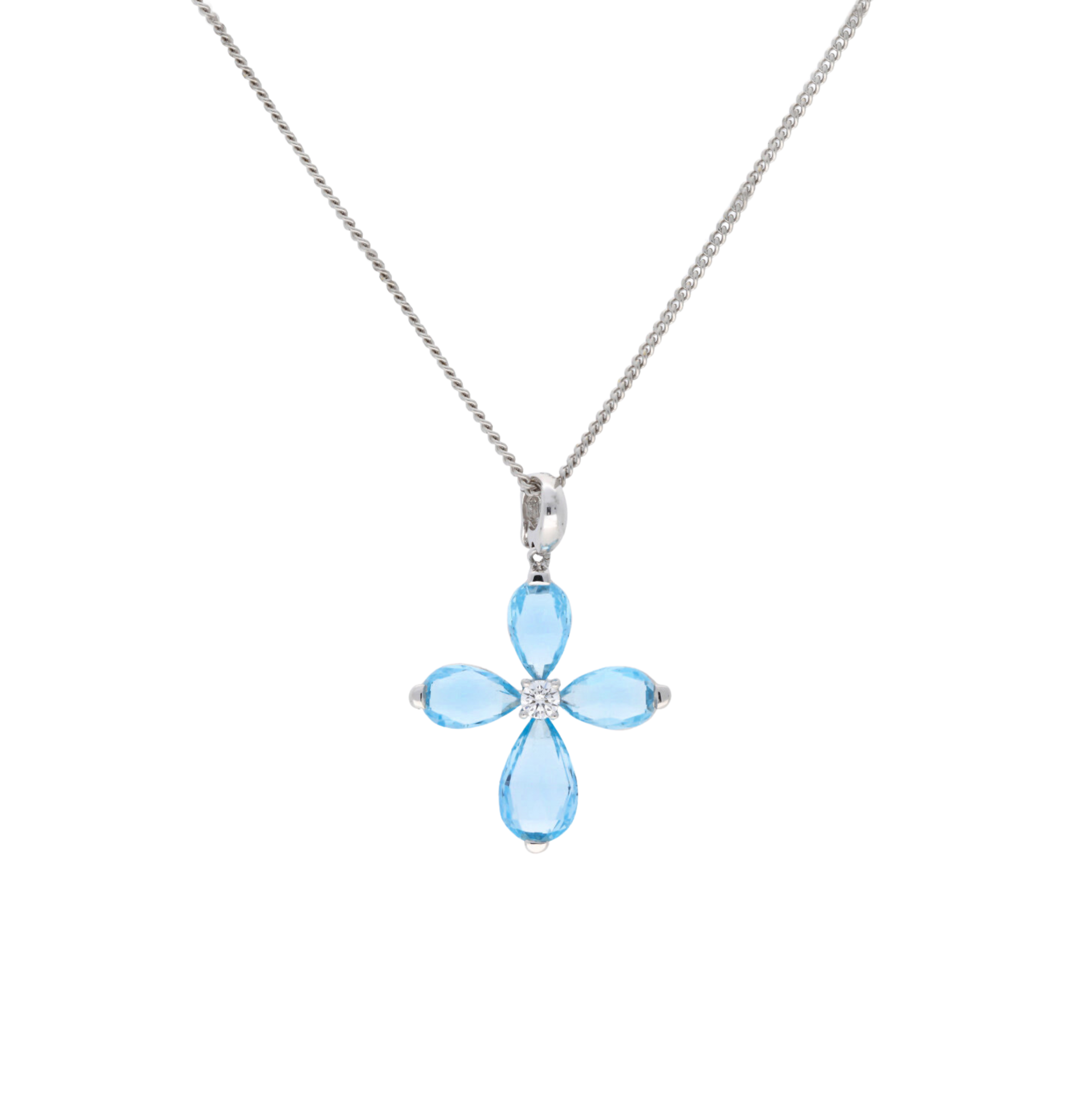 Blue Topaz Pendant