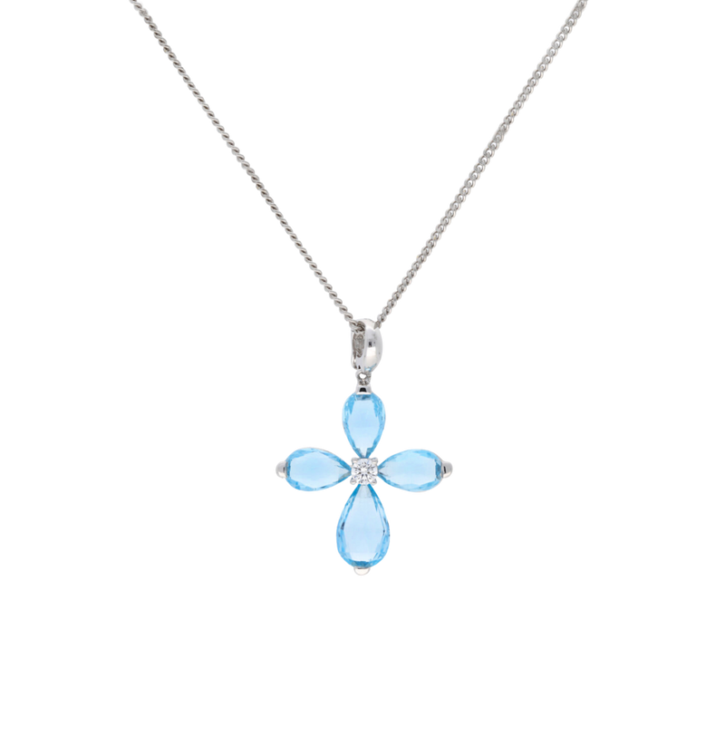 Blue Topaz Pendant