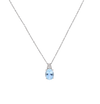 Aquamarine & Diamond Pendant