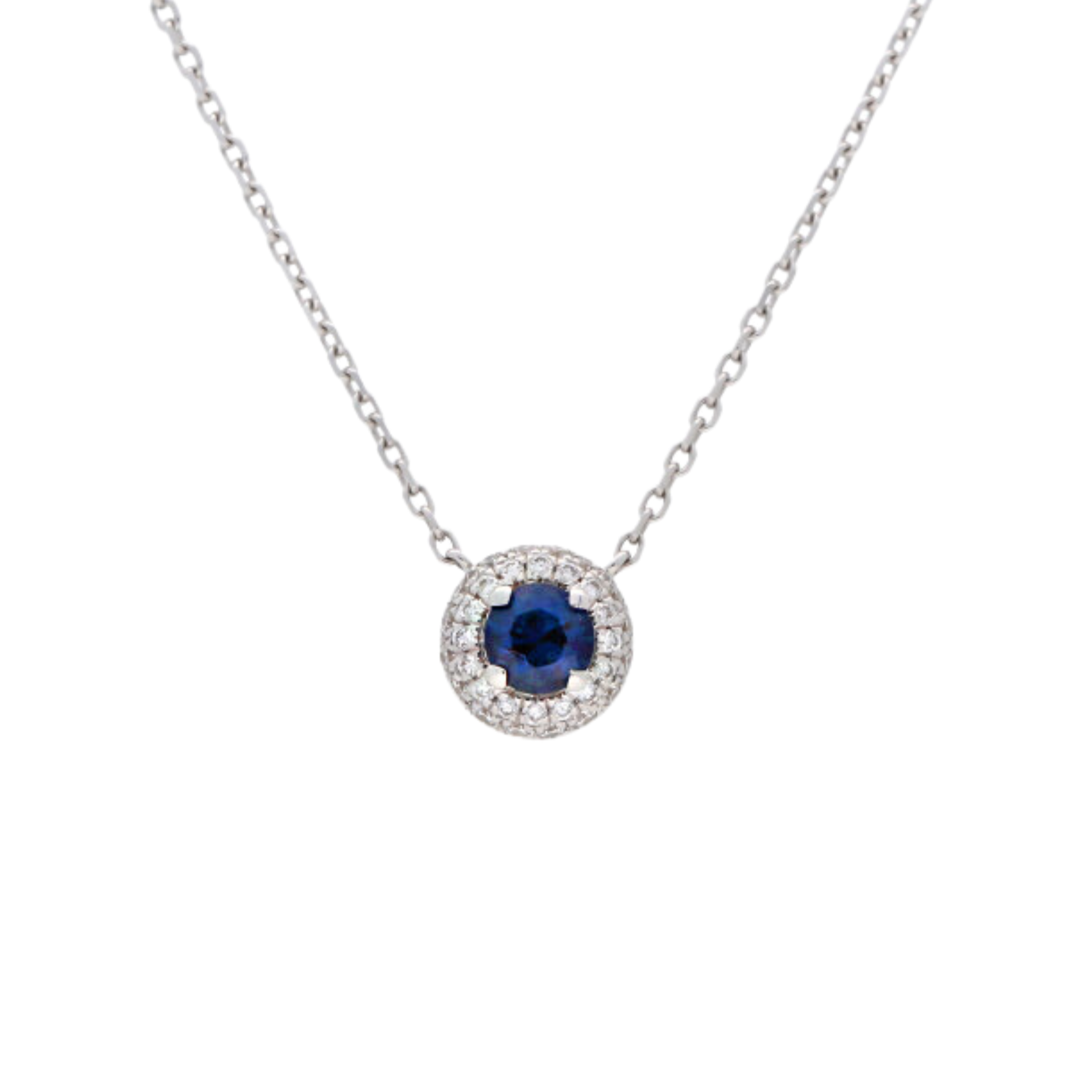 Blue Sapphire Halo