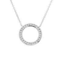 Diamond Circle Pendant