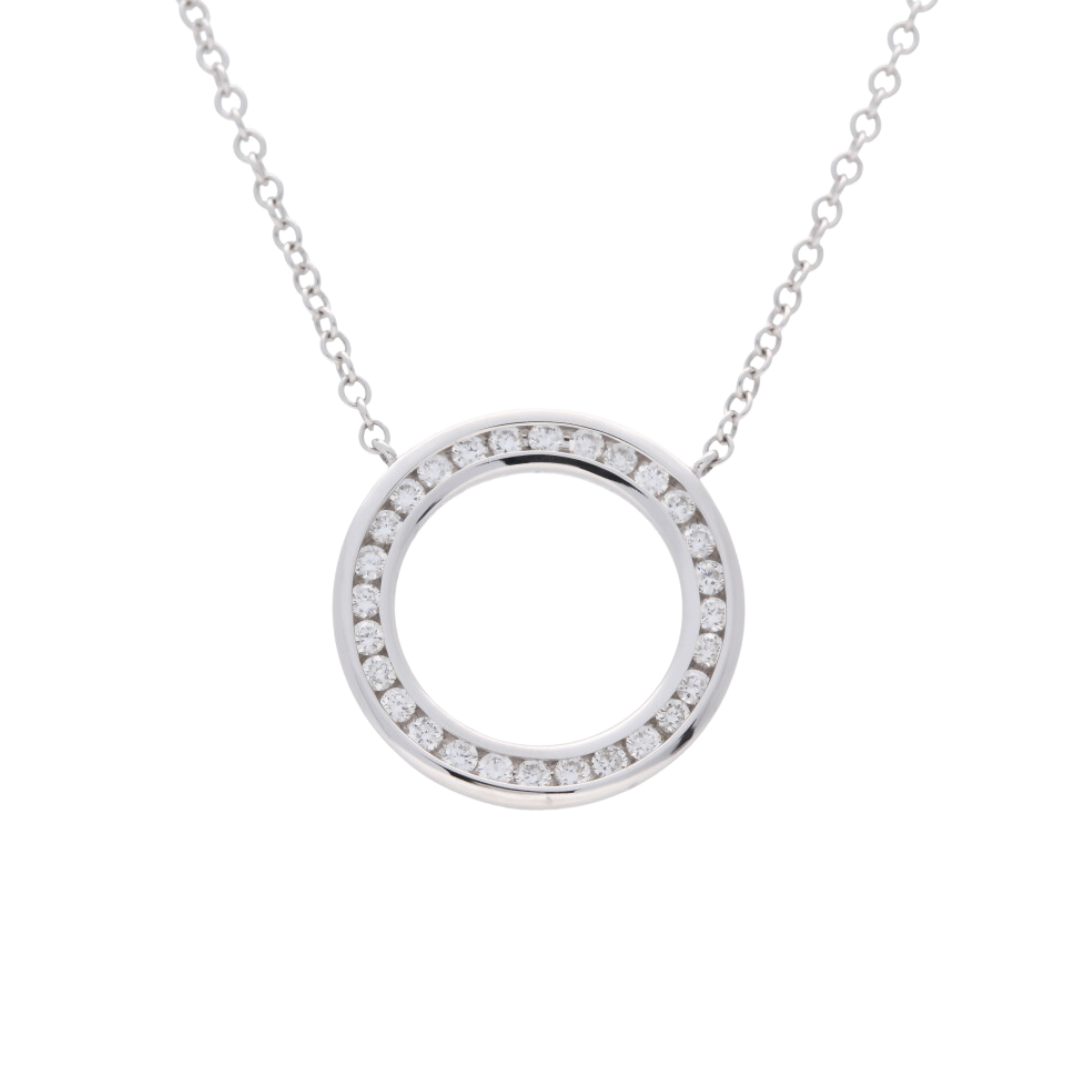 Diamond Circle Pendant