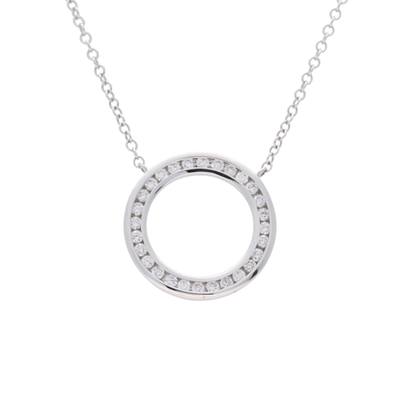 Diamond Circle Pendant