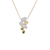 Gold Leaf Mofif Pendant