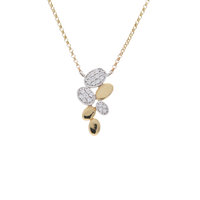 Gold Leaf Mofif Pendant