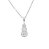 Diamond Droplet Trilogy Necklace