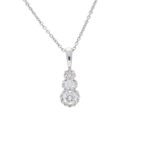 Diamond Droplet Trilogy Necklace