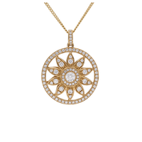 Sundial Diamond Pendant