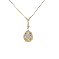 Pear Diamond Drop Pendant