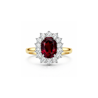 Vivid Red Ruby and Diamond Ring (3.27ct) - Appleby Jewellers Dublin